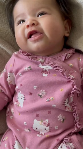My daughter produced another easy going, happy baby. Always smiling unless hungry. Sounds like her grandma 🤣 | Dani Hoopii