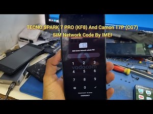 TECNO SPARK 7 PRO (KF8) And Camon 17P (CG7) SIM Network Code By IMEI