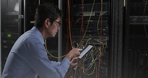 clip-3800768605-retrieving-tablet-scanning-diagram-technician-swapping ...