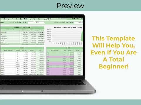 Excel Budget Template That Tracks Your Whole Year Automatically