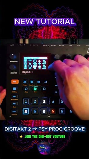 Psy-Prog Groove on Digitakt 2 — Tutorial Preview