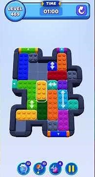 Color Block Jam Level 469 Solution Walkthrough #colorblockjam #gaming #colorblockjamgame #games