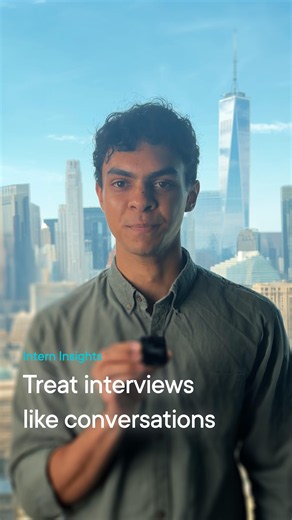 Intern Interview Tips: Treat interviews like conversations