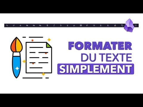 AMÉLIORER LE FORMATAGE ∞ Dans Obsidian