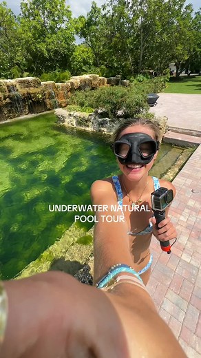 Exploring a Crystal Clear Natural Pool in South Florida