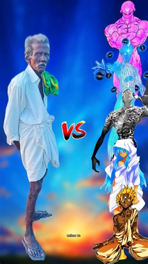 Grandfather 🆚 Powerful anime characters #animation #anime #grandfather