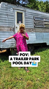 1.7M views · 65K reactions | Its Summer Time & ur neighbor just got a Swimming Pool‍♂️ #trailerpark #pool #summer #parents #funny #comedyskit | Amanda Meadows | Facebook