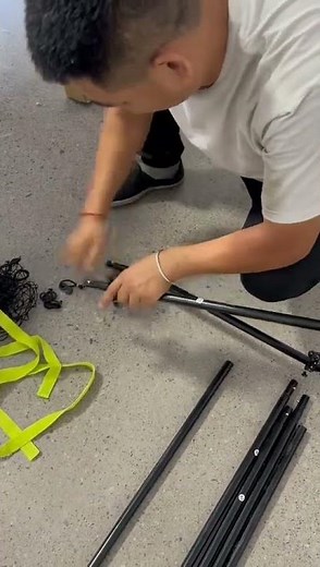 CIPTON | CPBASBTHW25 Baseball Rebounder Practice Net Assembly Guide