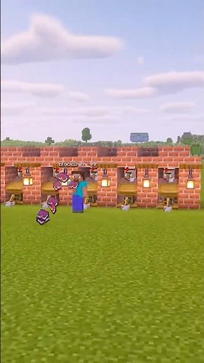 Built a clean villager hall in Minecraft 🧑‍🌾✨Trading made easy.