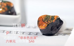 耳机听个响2020SP03：达音科的“非本色出演”——六单元动铁耳塞SA6