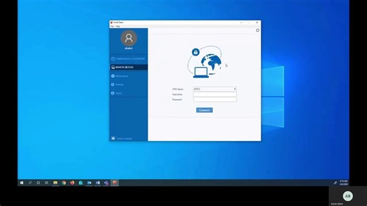 Win10 FortiClient form Software Center