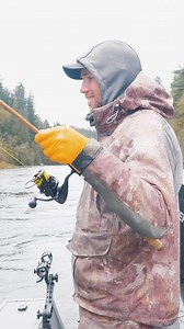 Who else loves seeing the legend excited about hooking a fish? Excitement is contagious!! 🤘🎣 #steelheadfishing #fishing #addictedfishing | Addicted Fishing