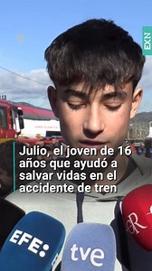 Julio Rodríguez es uno de los jóvenes de Adamuz (Córdoba) que auxilió a las víctimas del trágico accidente ferroviario del pasado domingo | Canal Extremadura