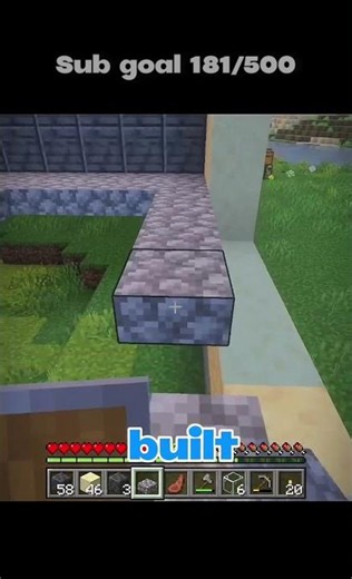I Built a New Classroom in My Minecraft School! 🏫 (1 Subscriber = 1 Block) #minecraft