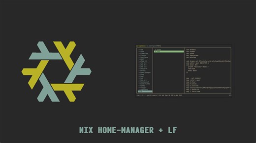 LF   NIX： Simple Setup for Extreme Productivity