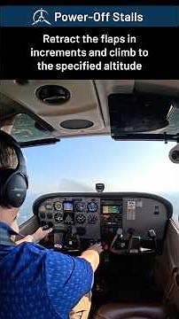 How to Perform a Power-Off Stall ✈️