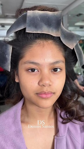 4.7K views · 137 reactions | Baby doll Kirsten Leigh Berches in her fiercely glamorous look ( daughter of dear friend Frederick ) #dennissantos makeup #joanahair #babydoll #glam | Dennis A. Santos | Facebook