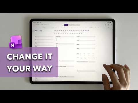 OneNote Planner Tutorial: Customize Your Daily Layout