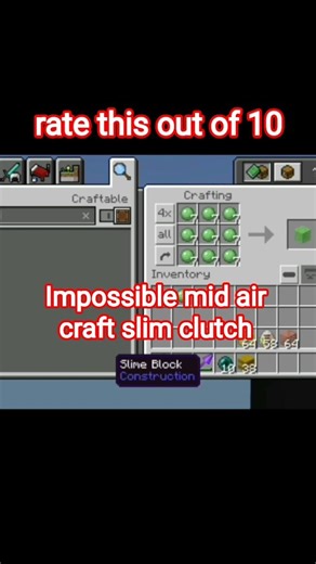 INSANE Minecraft Mobile Parkour! 😱 | Mace & mid air craft Slime Clutch (Part 9)