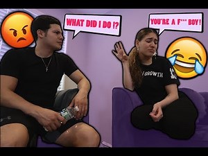 Calling My Boyfriend A "F Boy" To See His Reaction... *GONE WRONG*