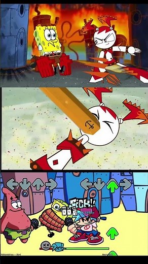 Spongebob vs Patrick Star vs Jenny - Expurgation - FNF mod - Friday Night Funkin' Game