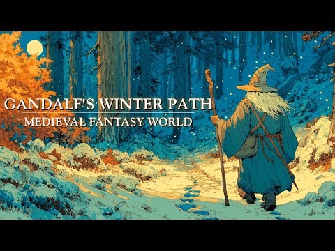 Gandalf's Winter Path | Medieval Flute Music for Relaxing & Focus