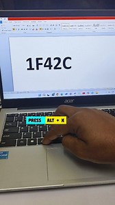 Fish symbol in Ms Word Using Keyboard Shortcut Key #mswordshortcuts #shortsfeedviral #mswordtricks #computer #shortsreels #laptop | Anil Kumar Gautam