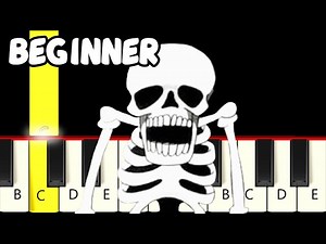 15 Famous Scary Halloween Tunes - Slow and Easy Piano Tutorial - Beginner - Videos For Kids