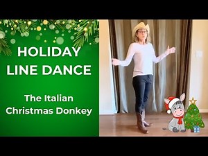 🎄DOMINICK THE ITALIAN DONKEY Christmas 2025 Line Dance Tutorial #linedance