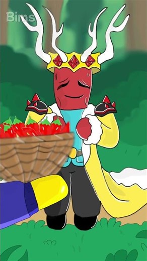 Hungry Cultist King with a Noob #roblox #robloxanimation