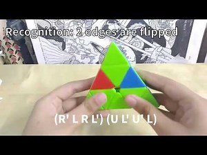Pyraminx | 2 edge flip Algorithms and Execution