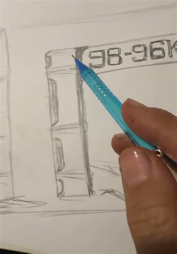 Step-by-Step Car Sketching Process with Mechanical Pencil