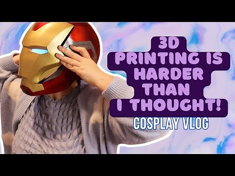 Beginner's Guide to an Iron Man Helmet| Cosplay Vlog