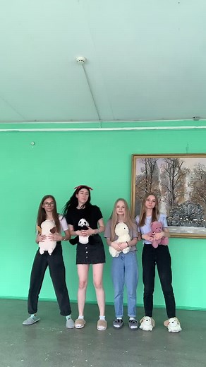 Winter-Themed Dance Routine with Stuffed Bears