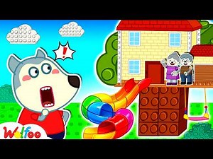 LEGO House in a Tree?! Wolfoo Builds a LEGO House | Cartoons For Kids | Wolfoo Family