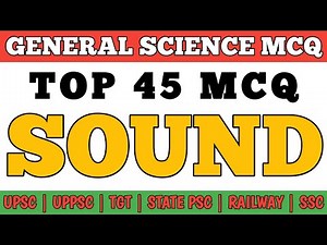 Best MCQ Sound for Competitive Exams Based || Class 9 NCERT Sound // Class 9 Sound Chapter