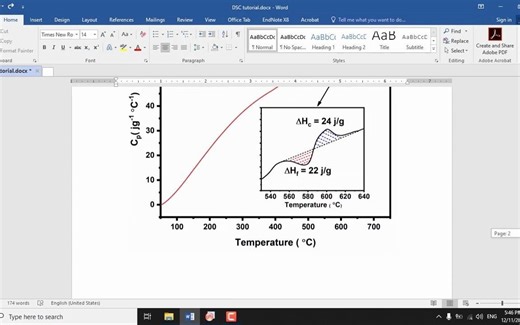 1.Origin处理DSC数据