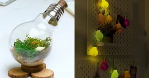 4 Easy DIY Projects With Old Light Bulbs