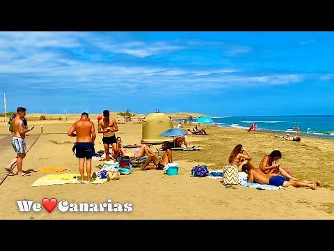 Gran Canaria Maspalomas Boardwalk Dunes and Beach | We❤️Canarias