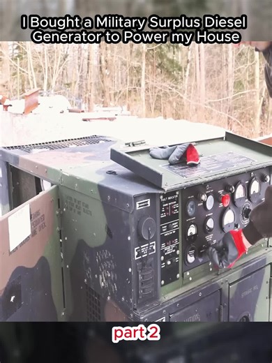 Using a Military Surplus Diesel Generator for Home Power