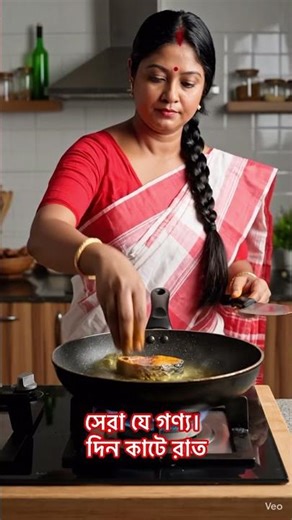 Bengali Fish Cooking Viral food Song Bangali Kheye Kangali 🐟🔥 | #shorts