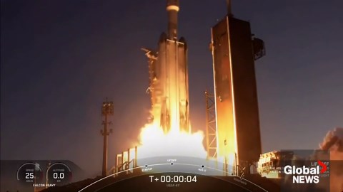 SpaceX successfully launches Falcon Heavy rocket for U.S. Space Force mission