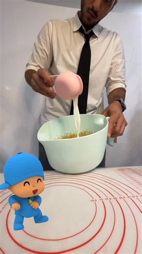 Mehrshad on Instagram: "🎂✨ I tried baking the Pocoyo cake — and it actually puffed up just like in the cartoon 😍 If you want the full recipe, comment “POCOYO” and I’ll send it to you in DMs 💌 Let’s make this our next viral baking challenge 🍰💥 #Pocoyo #ViralBakingChallenge #CakeTrend #CartoonCake #BakingVibes #HomeBaker #BakingFun #Trend #viral"