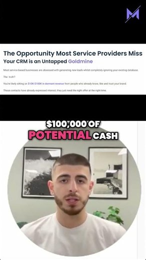 Unlock CRM Goldmine: 3 Steps to Monetize Dormant Leads! #shorts