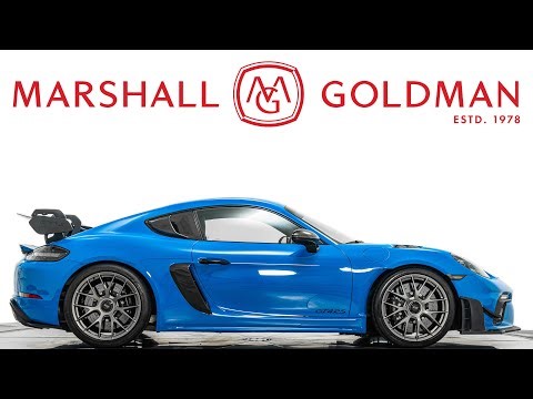 2023 Porsche 718 Cayman GT4RS in Shark Blue over Black for sale