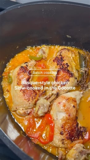Magimix Australia - Inventors of the Food Processor on Instagram: "Basque style chicken slow cooked in the Magimix Cook Expert with Cocotte, ideal for batch cooking and an easy option for back to school dinners. Ingredients 🍗 Chicken pieces 🫑 Capsicum 🍅 Tomatoes 🧅 Onion 🧄 Garlic 🌿 Herbs 🫒 Olive oil 🧂 Sea salt and pepper Full recipe available on the Magimix website. #Magimix #CookExpert #Cocotte #BatchCooking #BackToSchool"