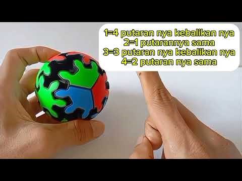 Tutorial rubik gear shift ball paling mudah