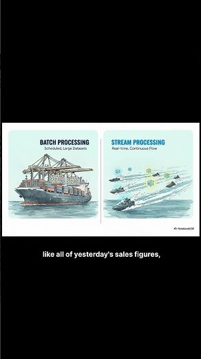 Batch vs Stream - https://www.datastrategy.co #data #datascience #podcast #dataengineering #ai #tech