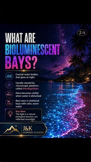 Bioluminescence — Nature’s Living Light ✨🌊