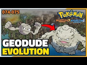 How to Evolve Geodude into Gravelerin Pokemon HeartGold and SoulSilver